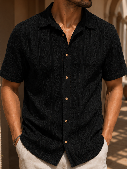 Polo Riviera Jacquard™ Premium Knit Shirt | SAN MONTERO