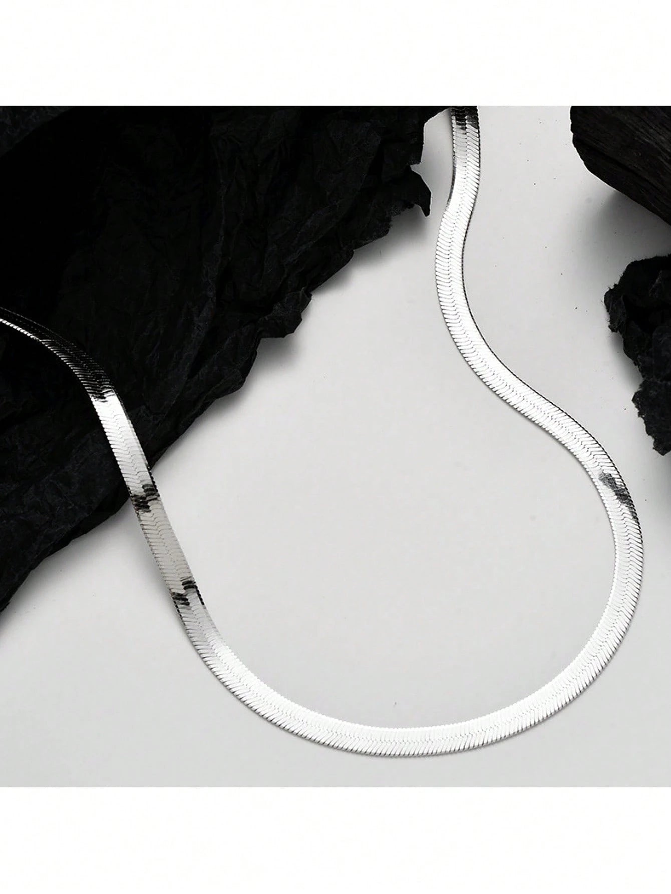 Collar Silver Viper™ Cadena Snake Premium | SAN MONTERO