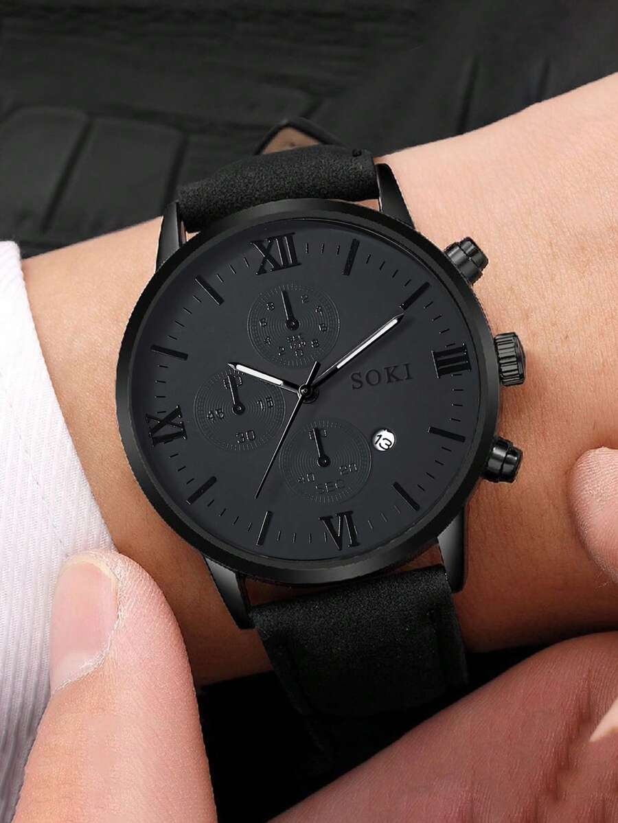 Reloj Monaco Noir™ Quartz Premium 2 Piezas | SAN MONTERO