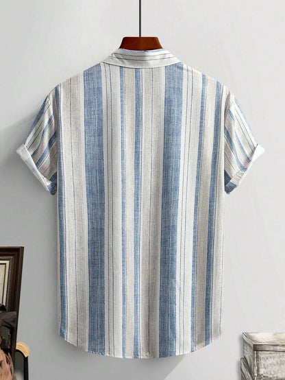 Camisa Côte Stripes™ Premium Beach Shirt | SAN MONTERO