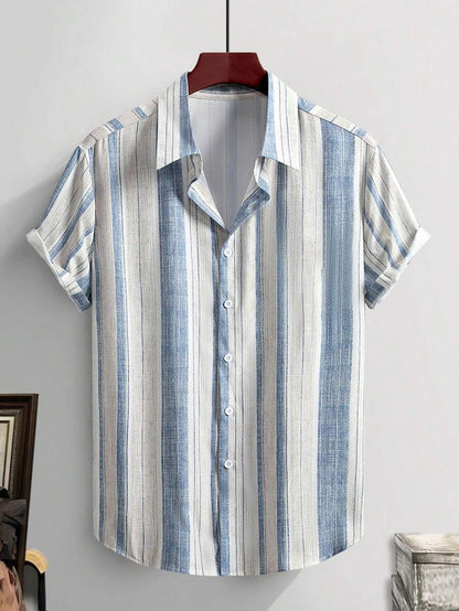 Camisa Côte Stripes™ Premium Beach Shirt | SAN MONTERO