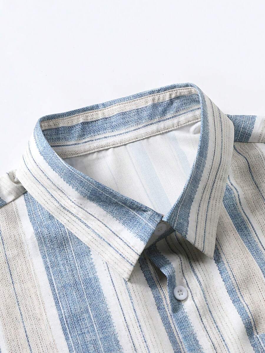 Camisa Côte Stripes™ Premium Beach Shirt | SAN MONTERO