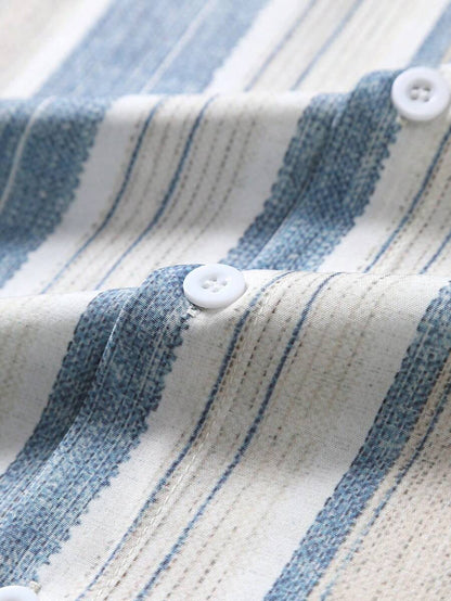 Camisa Côte Stripes™ Premium Beach Shirt | SAN MONTERO