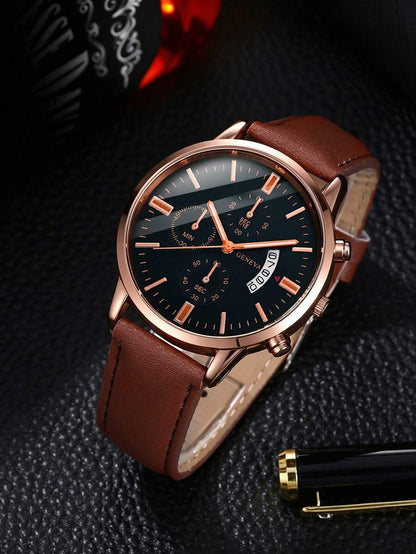 Reloj Monaco Noir™ Quartz Premium 2 Piezas | SAN MONTERO