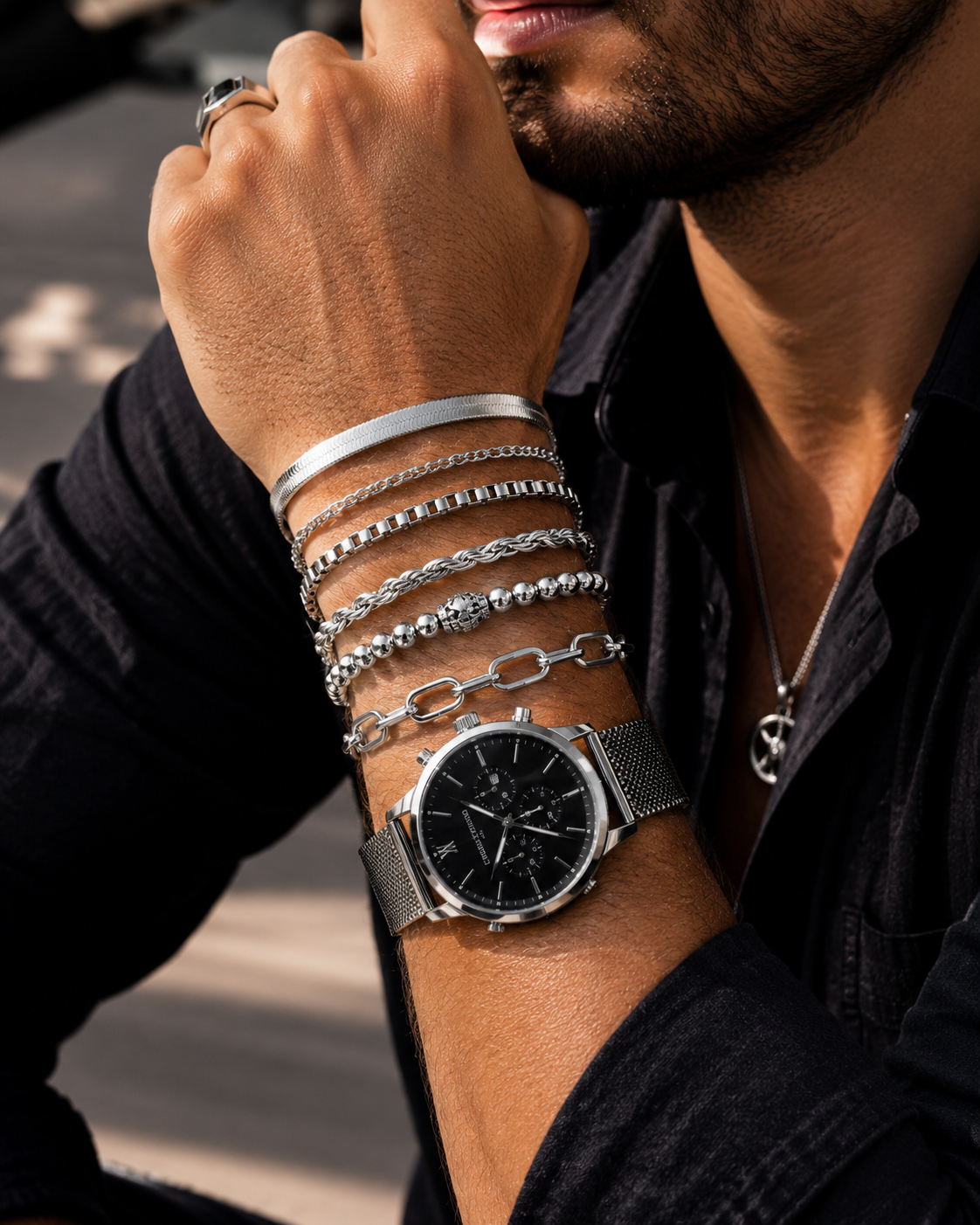 Set Essential Aura™ Pulseras Premium 6 Piezas SAN MONTERO